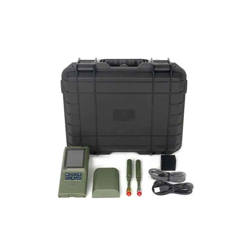 Handheld Drone Detection Alarm System 1-3km Long Range Uav Detector For Remote Control Fpv Drone Security Protection manufacturers