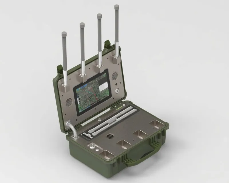 Portable Suitcase 2.4G 5.8g Uav Fpv Jammer Signaling Equipment Defense System Customizable high quality